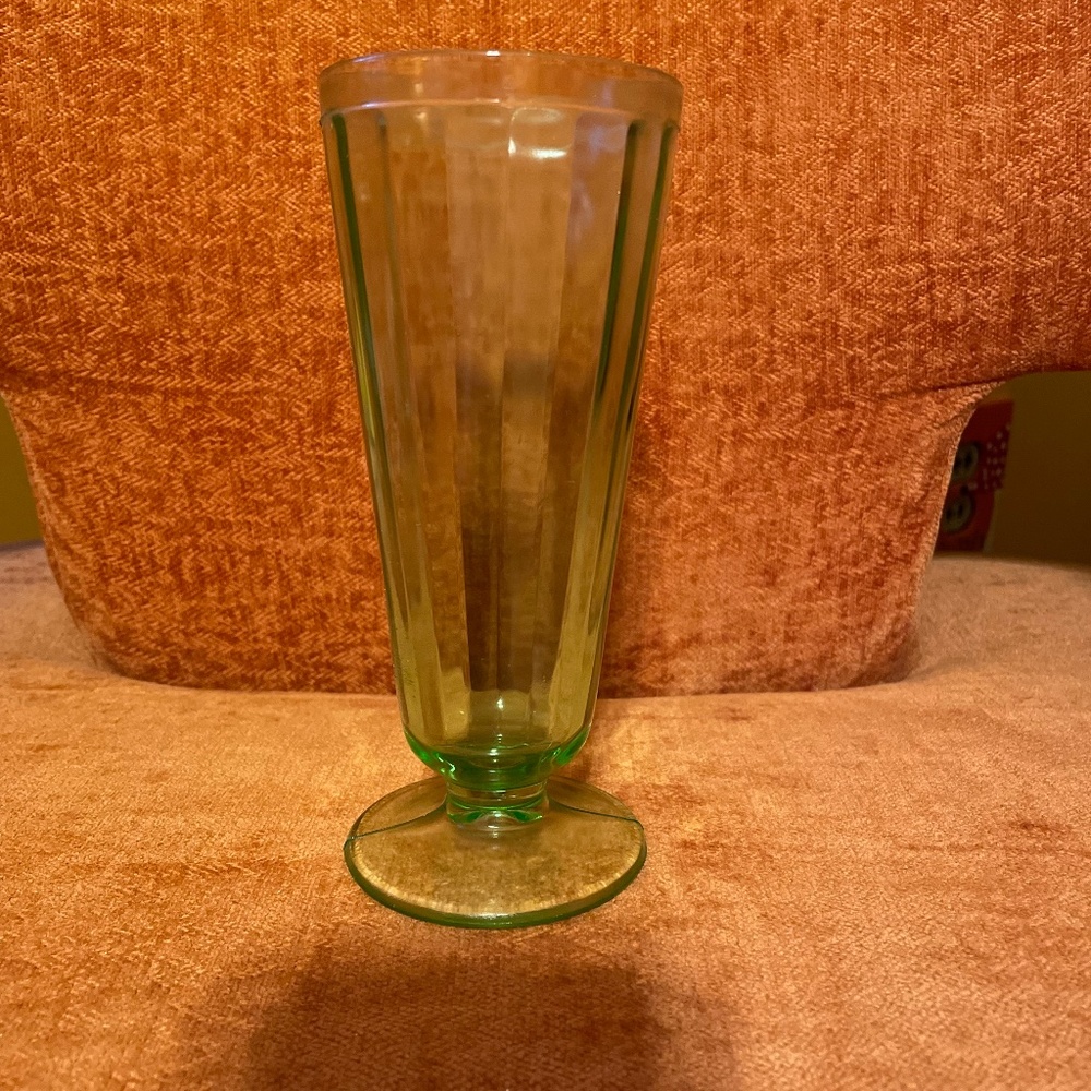 Lovely Green Sundae Glass
